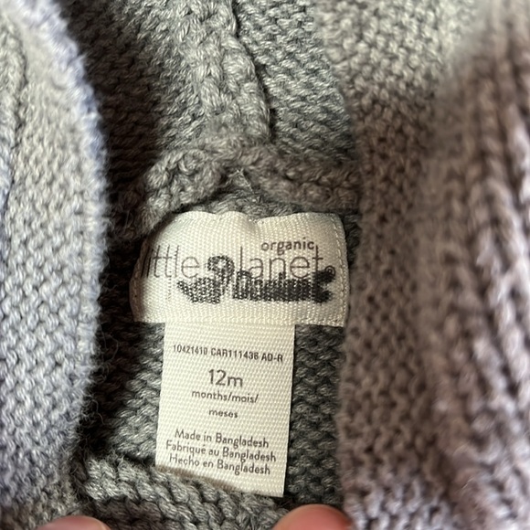 12M Little Planet organic knit vest - Picture 3 of 3
